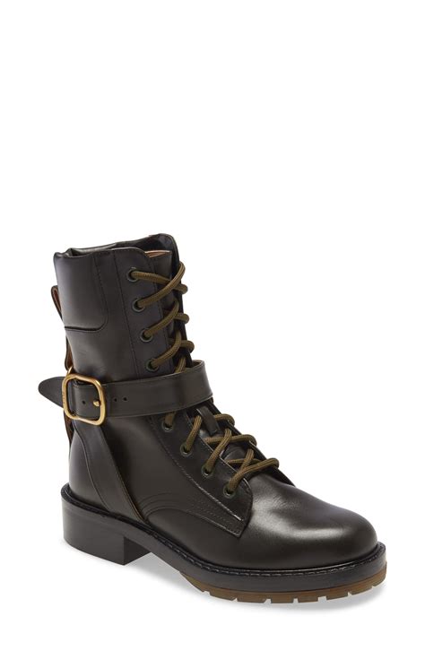 chloe boots damen|chloe combat boots.